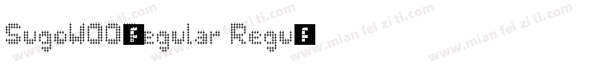 SugoW00-Regular Regu字体转换